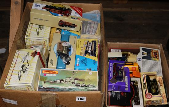 Large qty Corgi, Matchbox & other toys